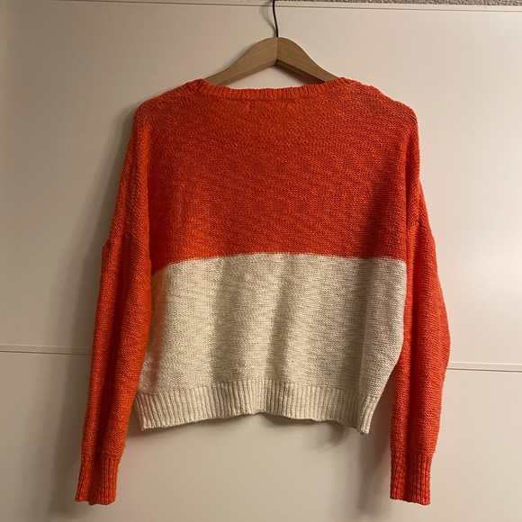 LAST DAY TO BUY!! Orange creamsicle sweater - Picture 2 of 2